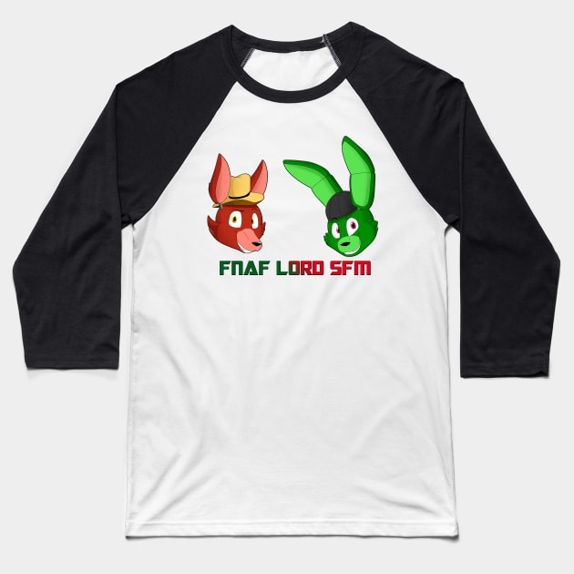 FNAF LORD SFM Baseball T-Shirt by FNAFLORDSFM